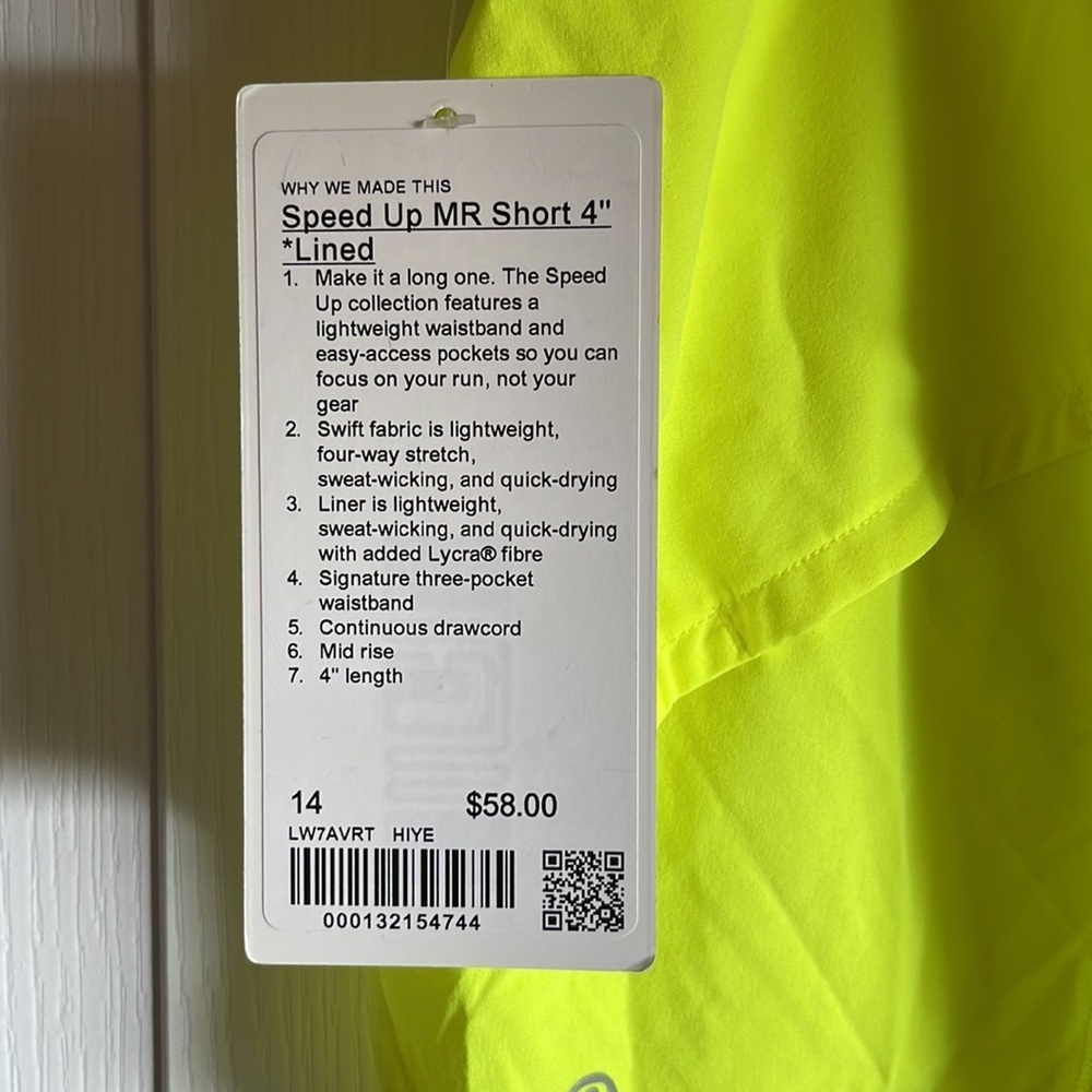 Lululemon Speed Up Short